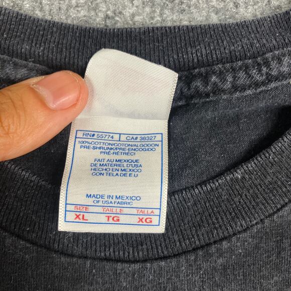 Durango T-Shirt Mens XL Black Property Of 1881 Graphic Tee Casual Cotton - Picture 4 of 8